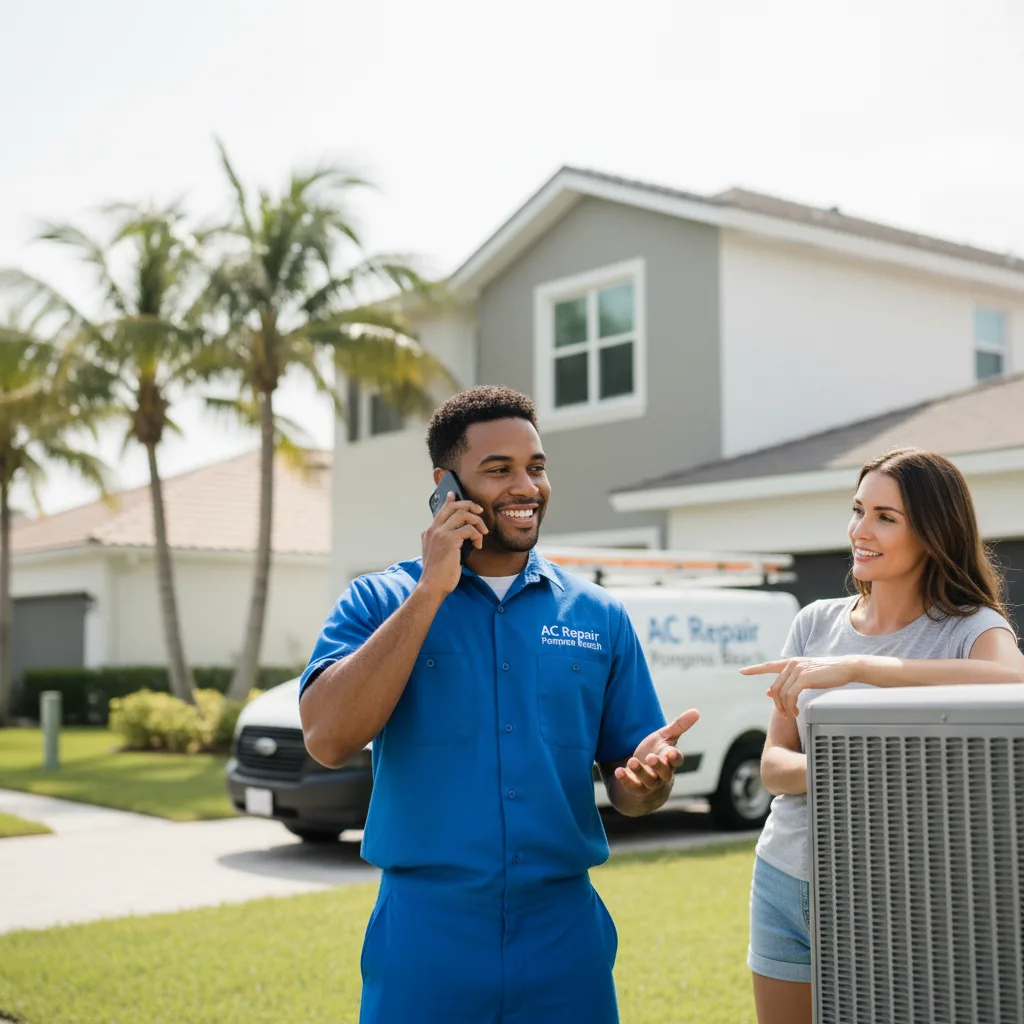 AC Repair Pompano Beach customer support in Fall Branch